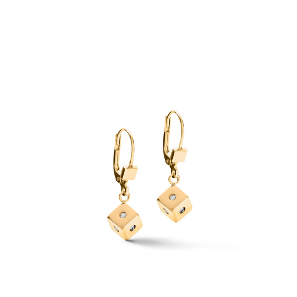 Серьги Coeur de Lion Light Blue-Gold 5080/20-0745 цвет золотой