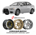 КОВАНЫЕ ДИСКИ для Mitsubishi Lancer Evolution X Рестайлинг 2012-2016 Митсубиси