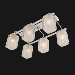 Citilux Румба CL159160 Люстра потолочная Белая Хром