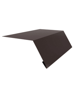 Капельник для кровли (карнизная планка), 100х69мм, Длина 1250мм, Комплект 2шт, RAL8017, 0,45мм