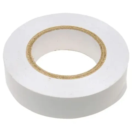 Изолента ПВХ белая 20м х 19мм х 0,15мм