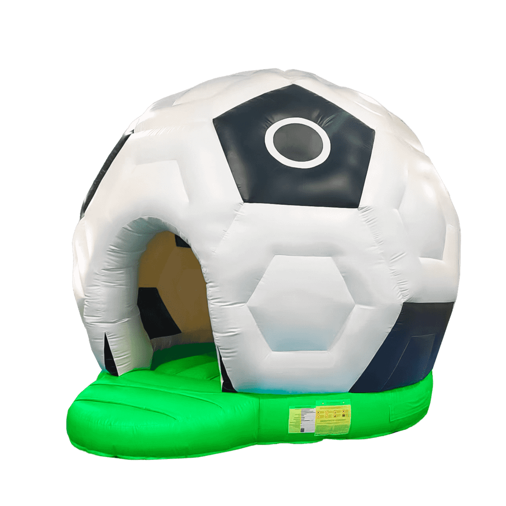 Коммерческий надувной батут «Футбольный мяч» с крышей, 4,5*4,5*5