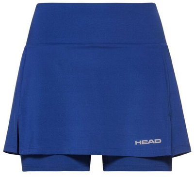 Юбка для девочки теннисная Head Club Basic Skort - royal blue
