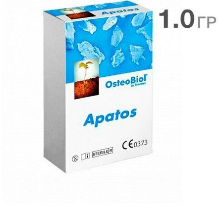 OsteoBiol Apatos Cortical 1г-Гранулы из кортикальной кости без коллагена. AC1010FS