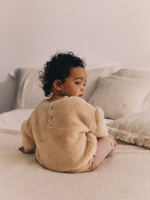 Толстовка флисовая и легинсы в комплекте для малышей Next 904-482, Бежевый, Коричневый