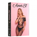 Боди-комбинезон с доступом Amor El Cristina, ажурное кружево, S-L