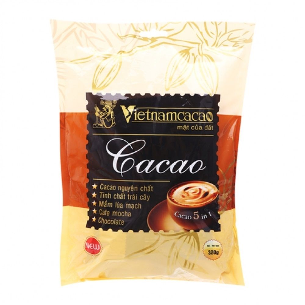 Какао-напиток Vietnamcacao растворимый 5 в 1, 8 саше