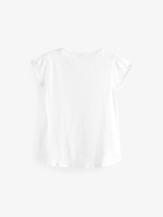 Футболка с вышивкой для девочки Next M48-894, Белый