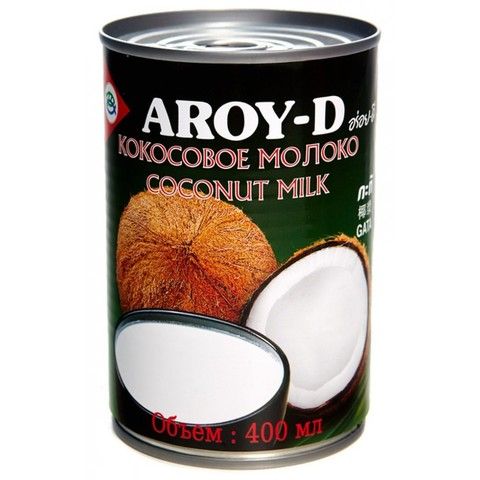 Молоко кокосовое AROY-D 17-19% (400 мл.)