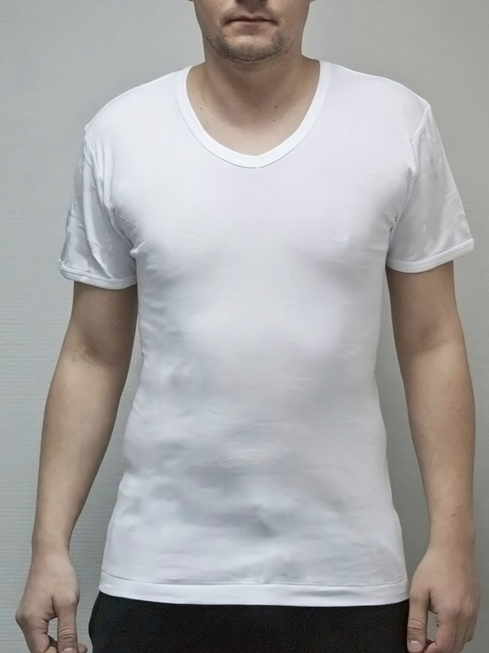 Мужская футболка с коротким рукавом Gentlemen (Размер: L) (Цвет: белый)