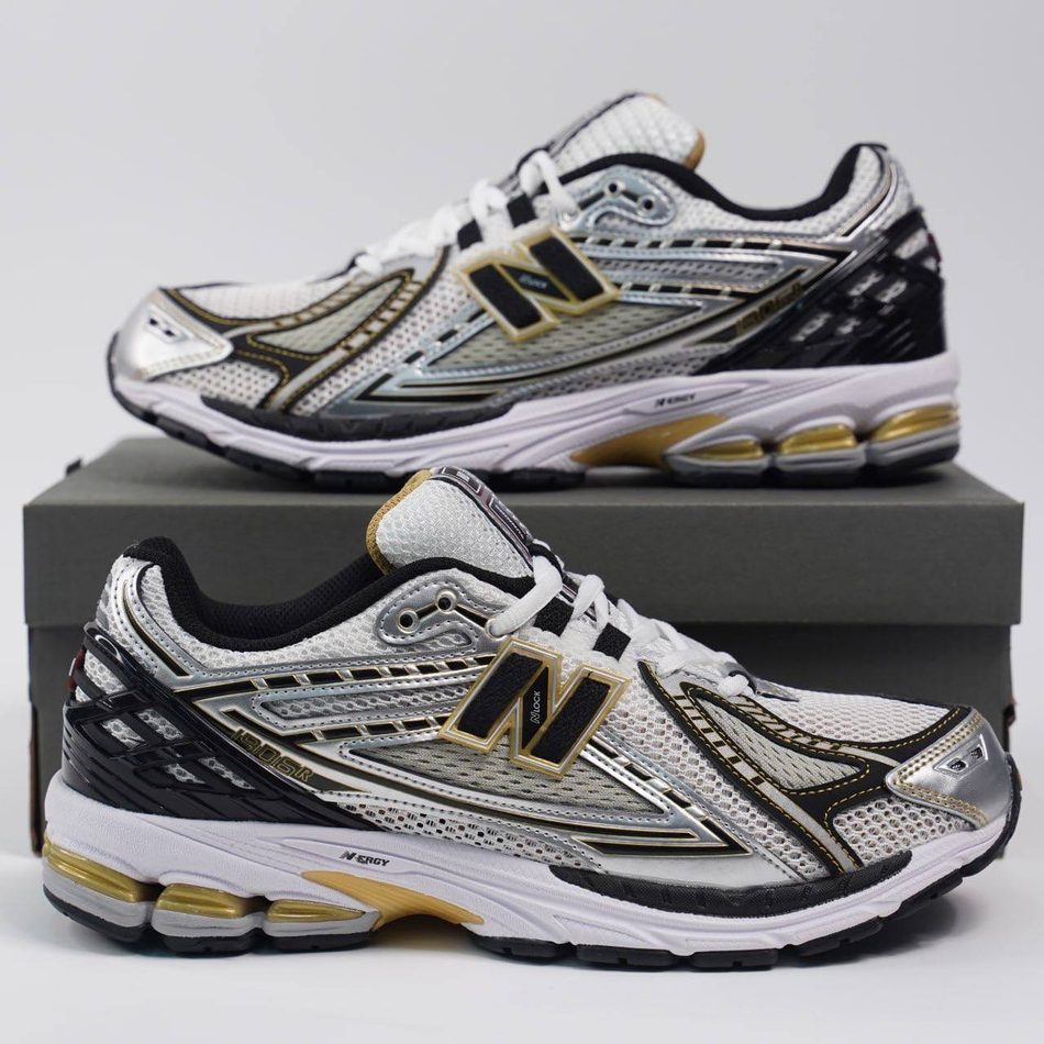 Кроссовки New Balance 1906R White Metallic Gold #B212 (бел.)