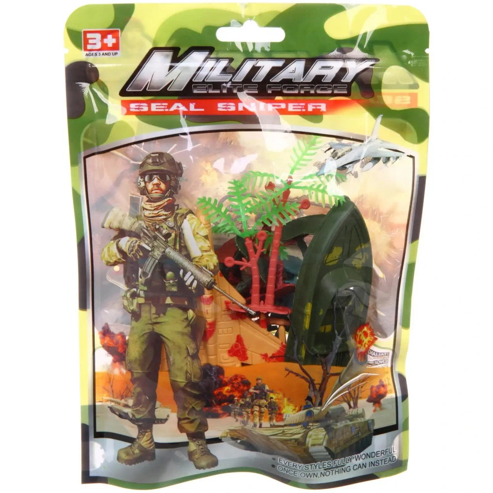 Набор армия «Истребитель», 23 предмета, 21,5*16 см, пакет