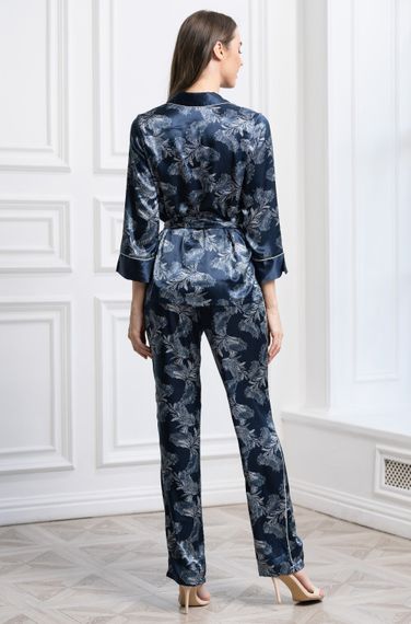 Шелковый брючный комплект 2 предмета ВАНЕСА 3754