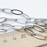 Цепочка, сталь, размер звена 15*6,2 мм, цена за 50 см