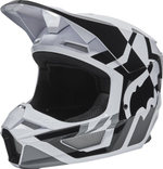 Мотошлем Fox V1 Lux Helmet (Black/White, M, 2022 (28001-018-M))