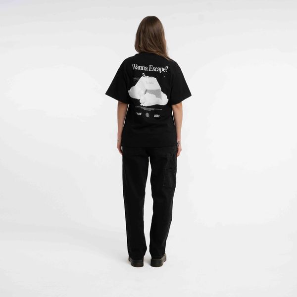 Футболка Wanna Escape in Black - фото 6