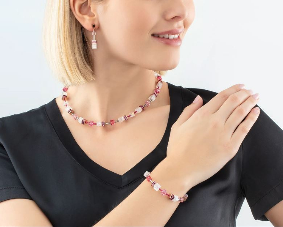 Колье Coeur de Lion Pink 3018/10-0400