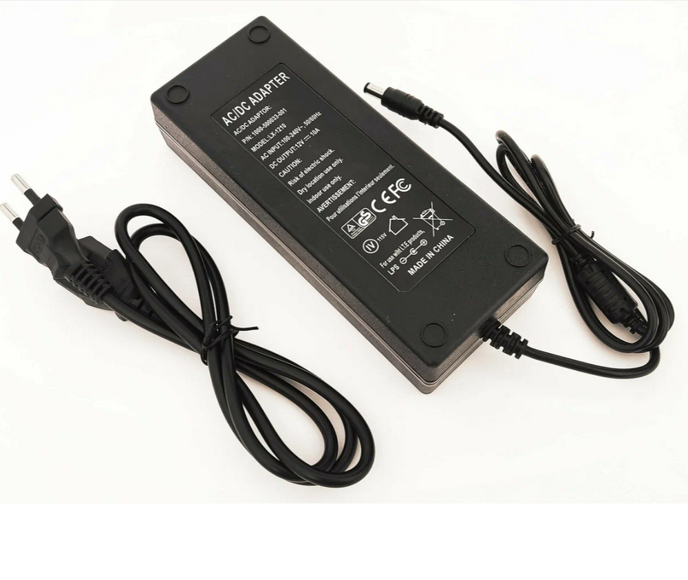 Адаптер питания LX-1210 (12v/10А) штекер 5.5мм.