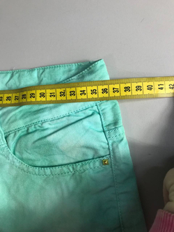 Джинсы Mayoral мятного цвета, на 11/12 лет