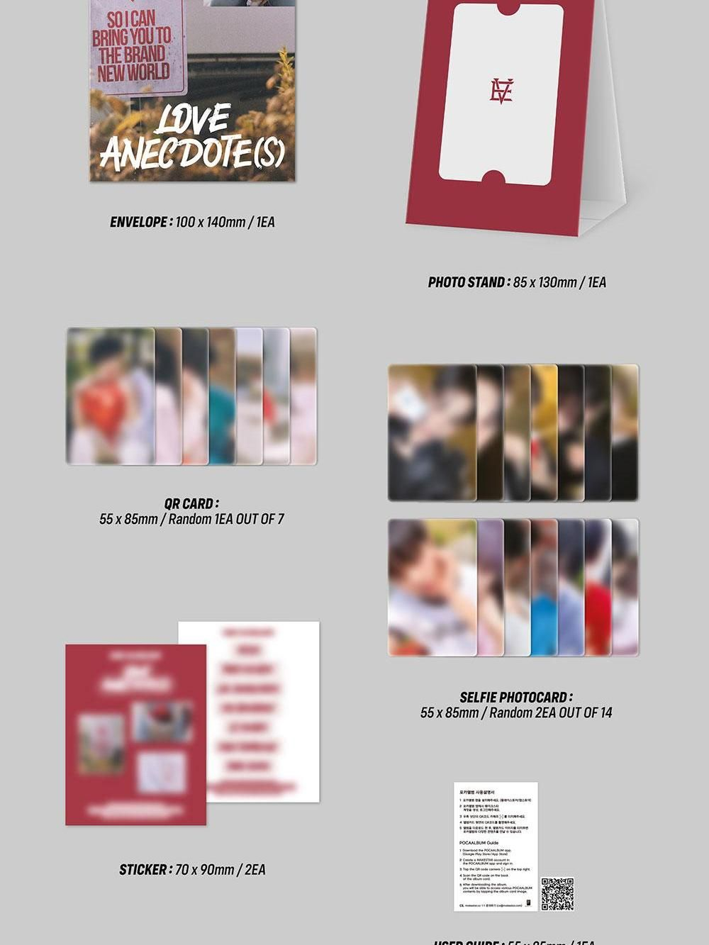 Альбом EVNNE - LOVE ANECDOTE(S) 5th Mini Album POCA RANDOM