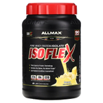 ALLMAX, ISOFLEX®, чистый изолят сывороточного протеина, банан, 907 г (2 фунта)