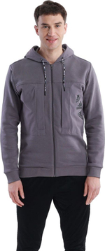 Толстовка Adidas M Q4 BL FZ HD фиолетовый