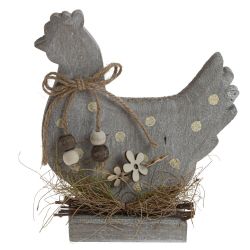 GAEM Фигурка декоративная "Курочка", L16 W5 H18 см