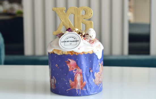 Куличи с логотипом (шоколадный декор ХВ)