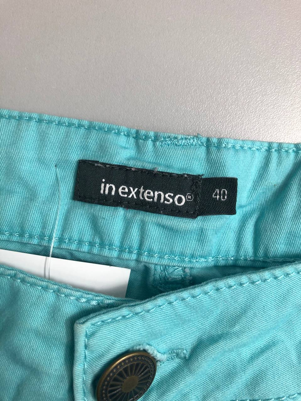 Джинсы Inextenco бирюзовые 46 размер