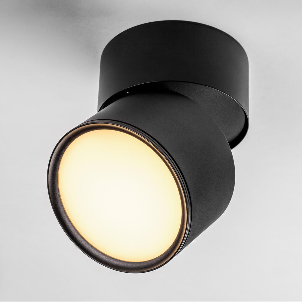 215887 Светильник ACUTO LED 12W 880LM 120G ЧЕРНЫЙ 3000/4000/6000K