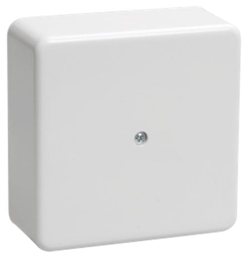 Коробка распаячная КМ41215-01 для открытой проводки безгалогенная (HF) 75х75х28мм белая IEK