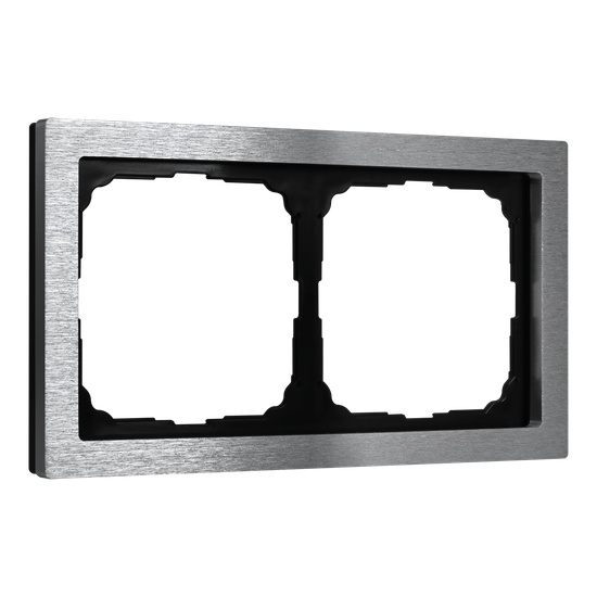 Рамка 2-м ArtGallery Pure метал. алюм. SE GAL312102