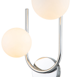 Настенный светильник 2x40Вт G9, металл/серебро