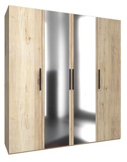 Шкаф для одежды, шкаф с зеркалом, Даллас 80-697.2ДК