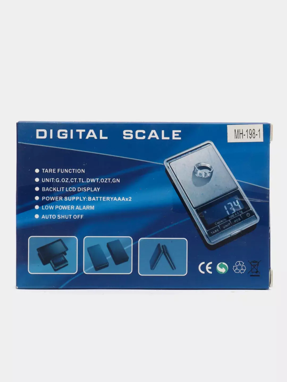 Весы ювелирные Digital scale MH-198-1 (от 0.01g до 100g)