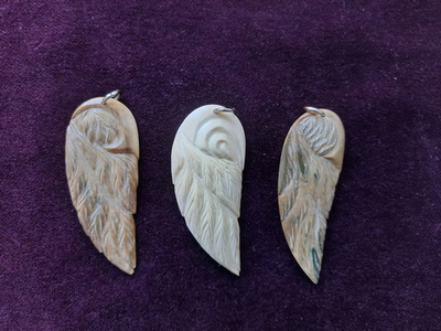 Подвеска "Крыло", бивень мамонта