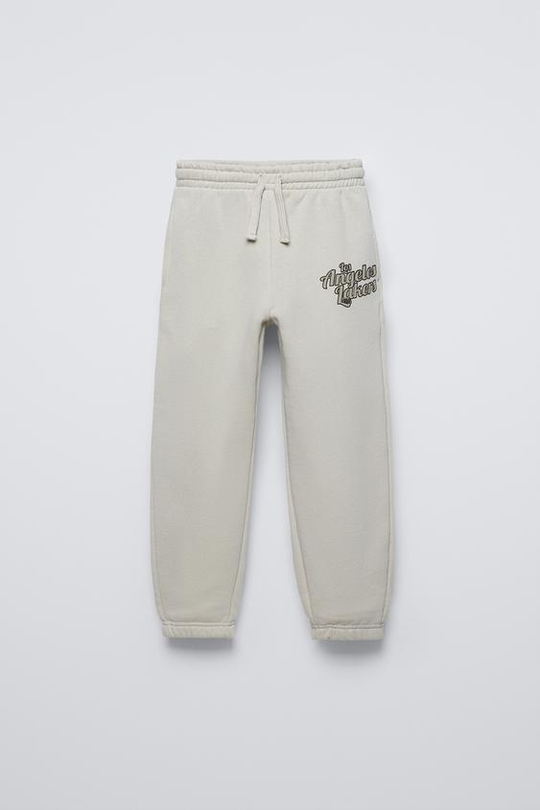 ZARA БРЮКИ-ДЖОГГЕРЫ LOS ANGELES LAKERS NBA ©, ЭКРЮ
