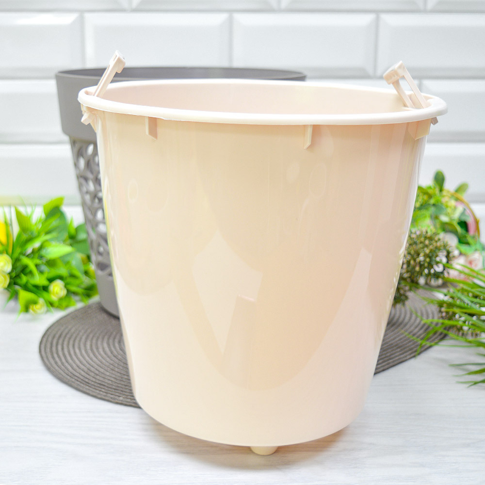 Кашпо Блоссом 8,3л, мокачино/пудра