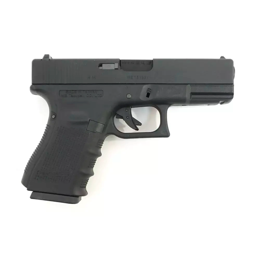 Модель пистолета WE Glock G19 gen4 metal slide Gas, Black