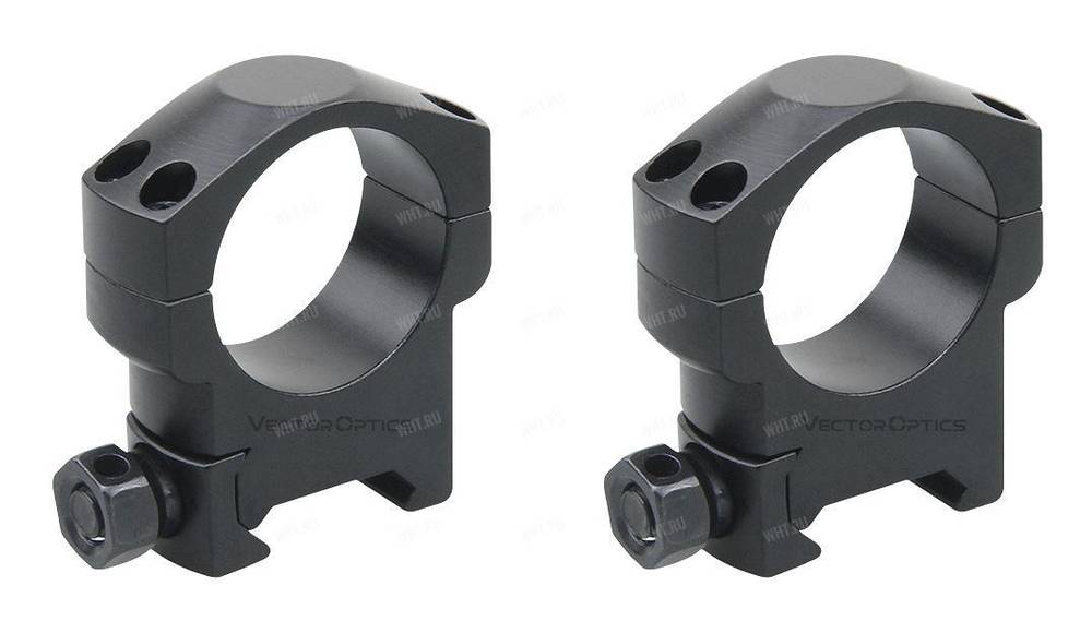 Кольца VECTOR Mark Medium на базу Picatinny, ø30 мм (4 винта), BH=11,0 мм