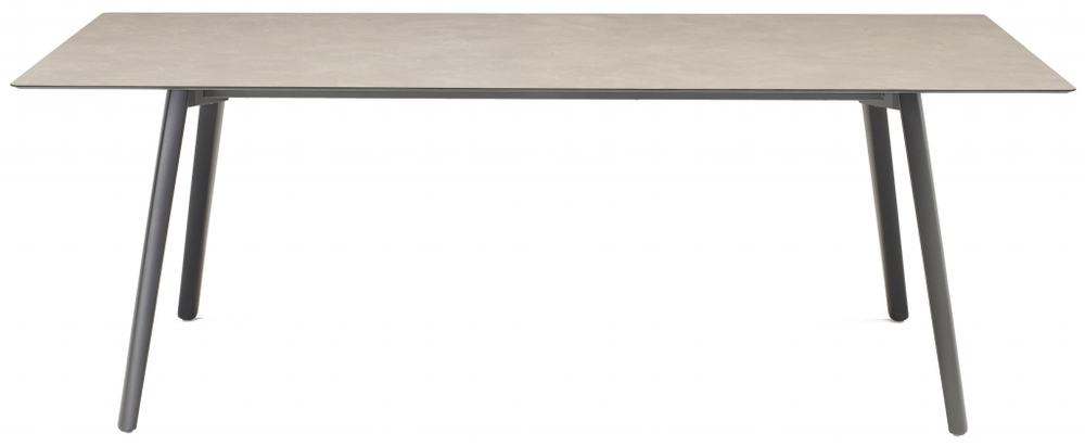 Стол ламинированный раздвижной Scab Design Squid Extendable, антрацит, тортора шпатель