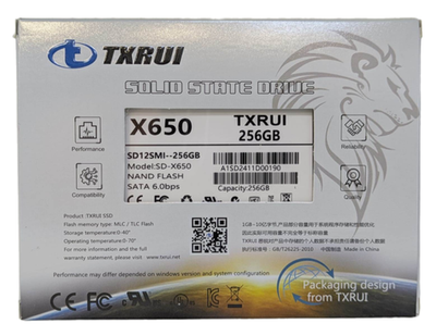 Накопитель SSD TXRUI X650 256GB