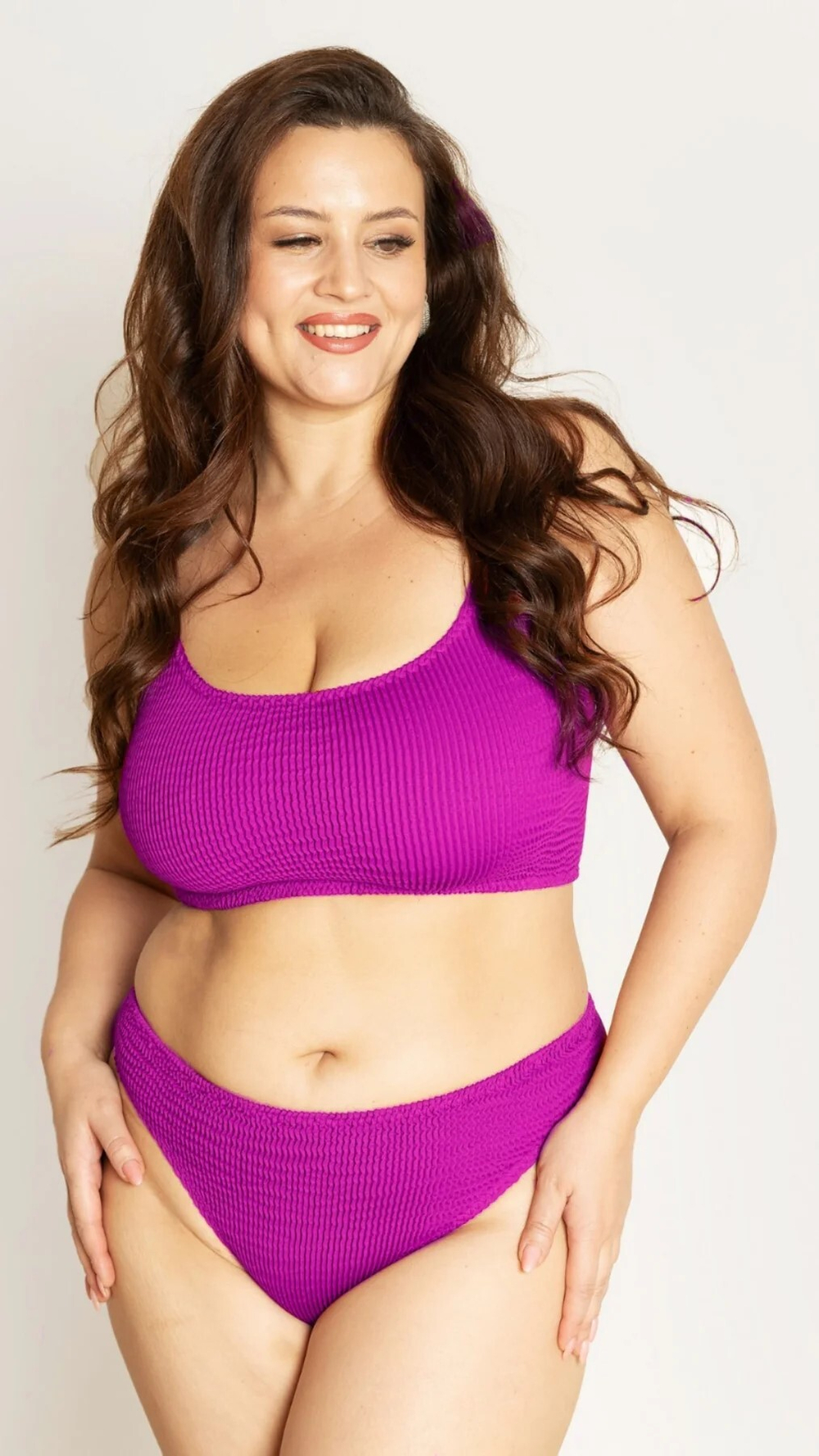 Топ купальника фуксия