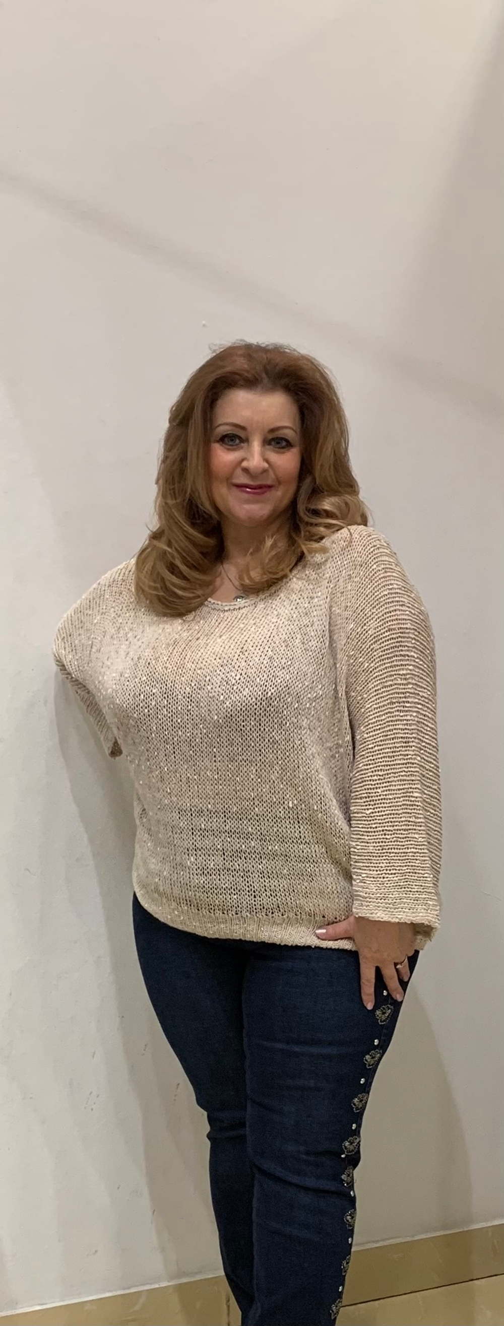 Итальянский меланжевый блузон