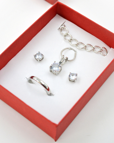 Футляр картонный прямоугольный, ассорти (6х2шт), серия "Подарочная" (№5)