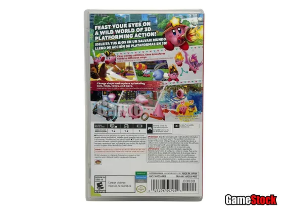 NSW Kirby and the Forgotten Land (Б/У, Английская версия)