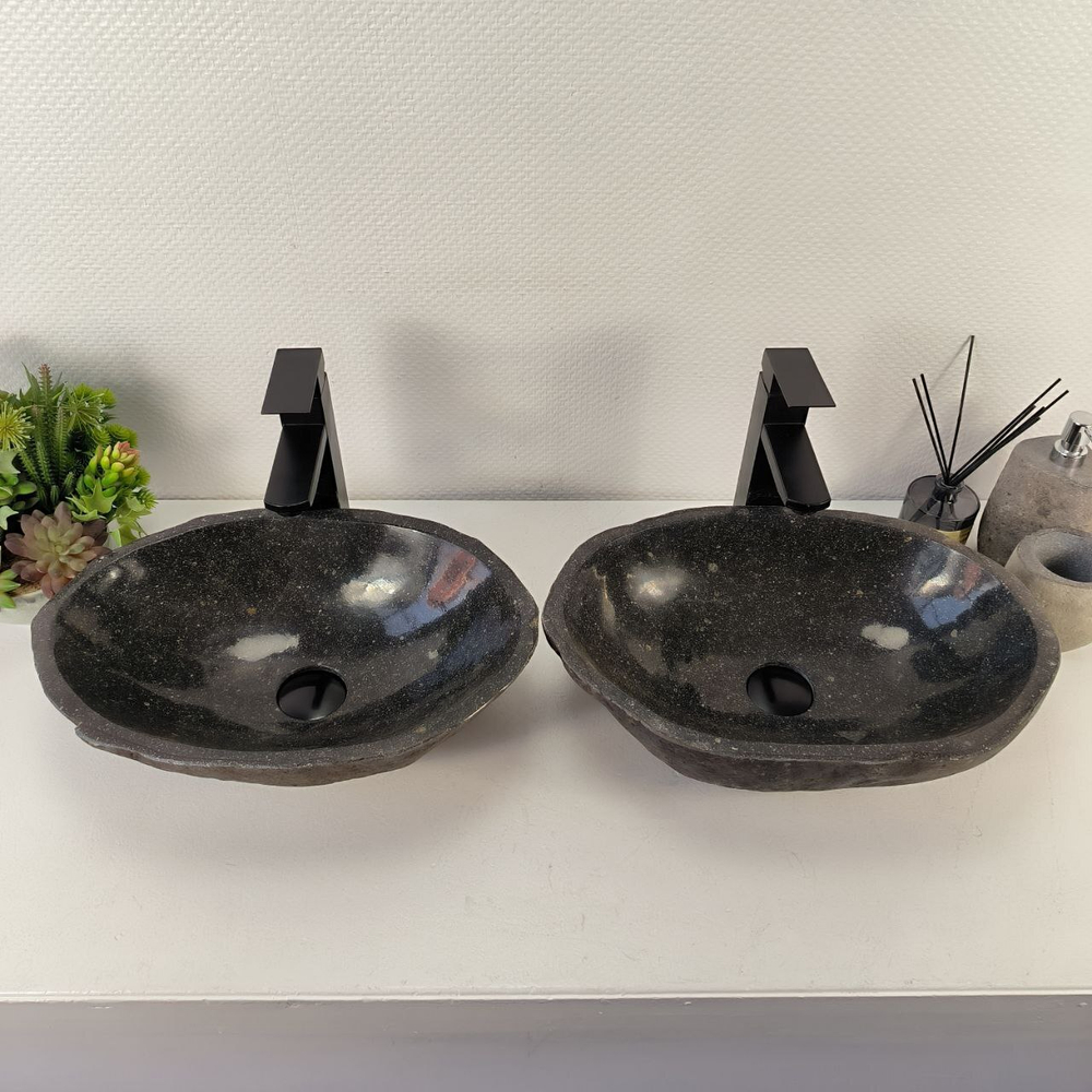 Раковина из речного камня ПАРА! RS-65547 46*31*13 0865