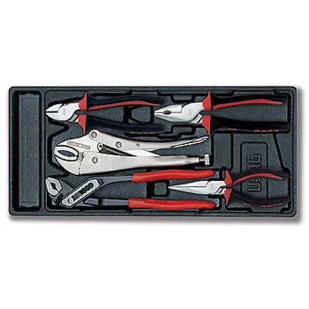 519/150A Набор щипкового инструмента 5 предметов на ложементе, USAG (Италия)