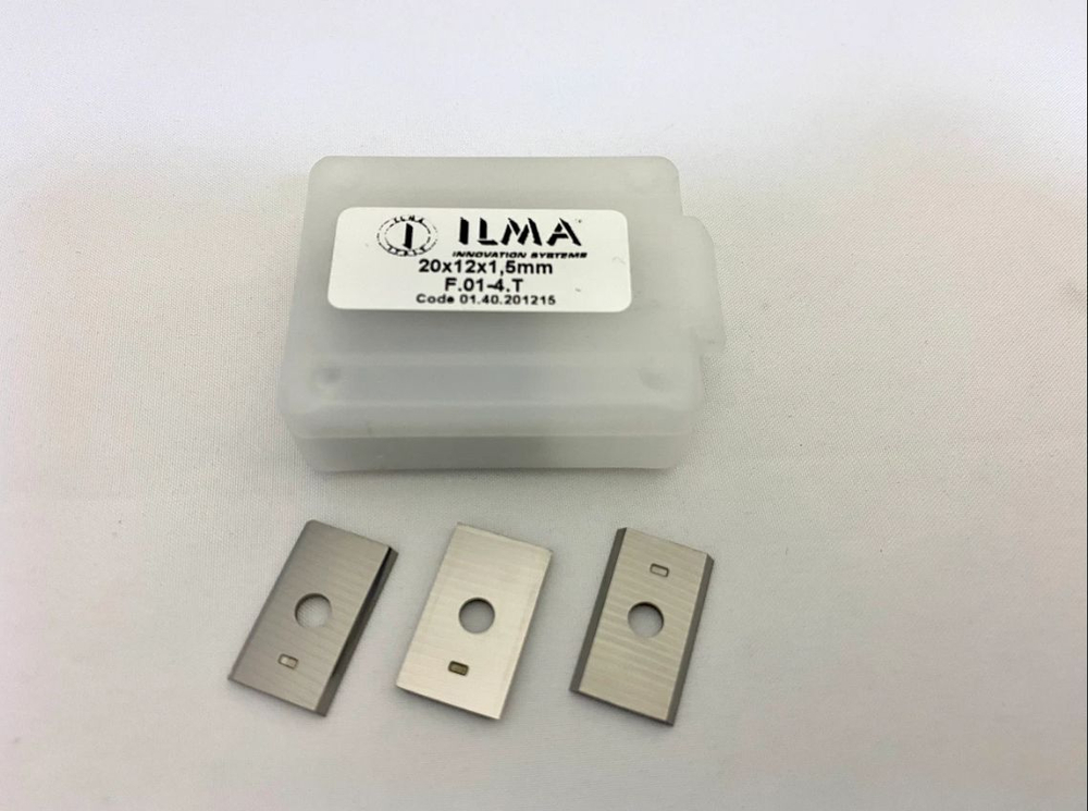 Нож сменный твердосплавный 20x12x1,5 стандарт HW 35° Z=2 NR, ILMA