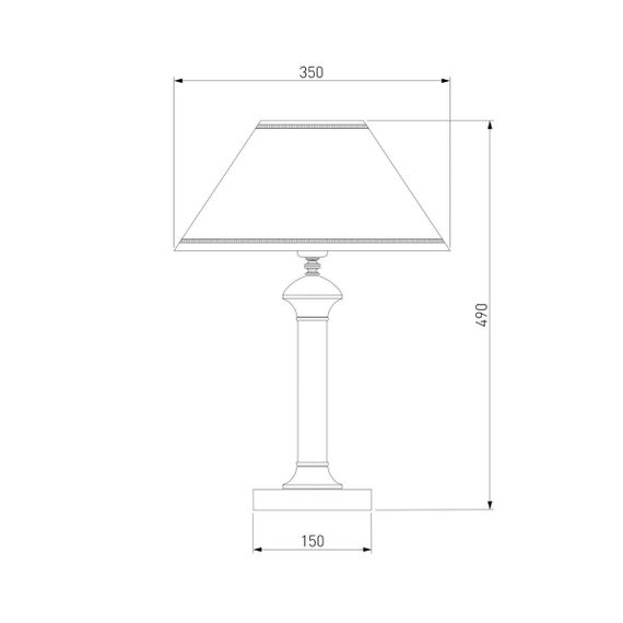 Настольная лампа Eurosvet 60019/1 венге